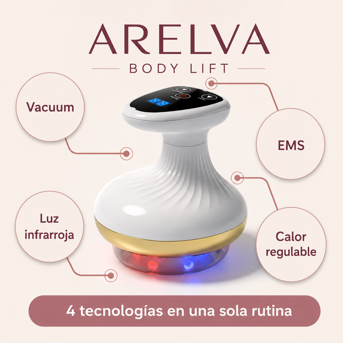 Arelva Body Lift | Sistema corporal 4 en 1